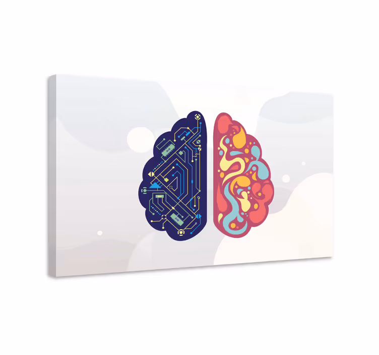 Frukt stillbilde lerretsbilde dobbelt hjerne design - Tenstickers
