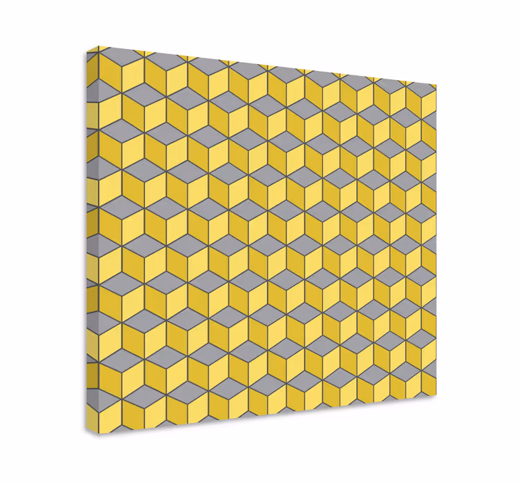 Pantone sqaures 3d lerretstrykk - Tenstickers
