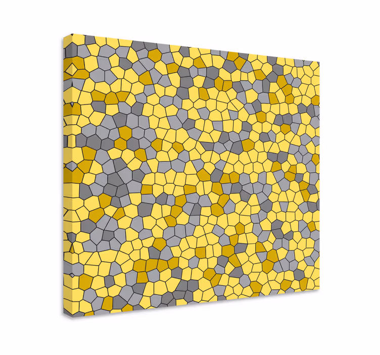 Pantone mosaikk lerret utskrifter - Tenstickers