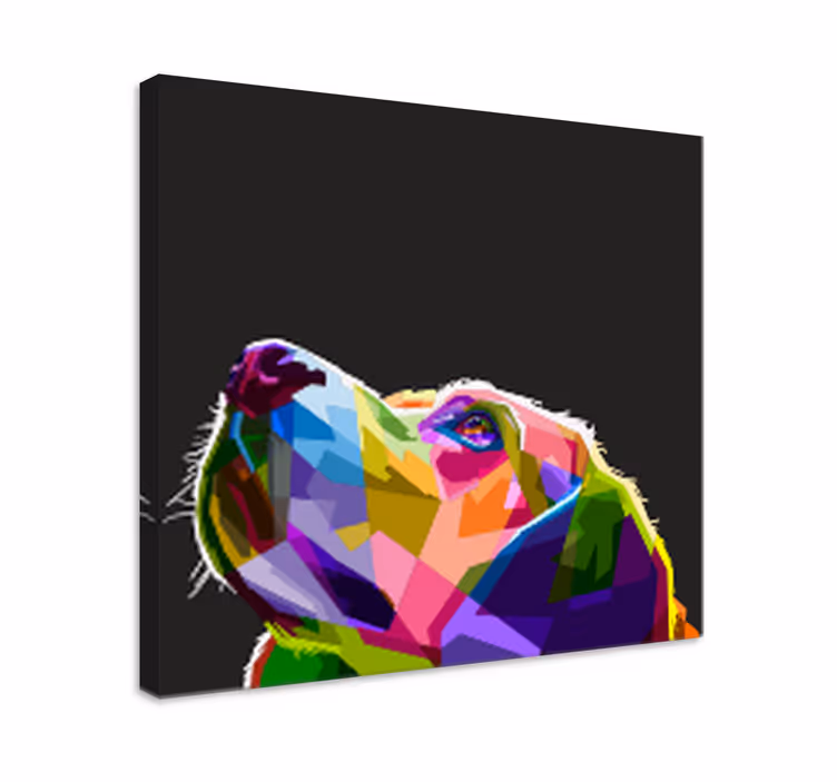 Regnbuehund lerretsbilde hunder - Tenstickers