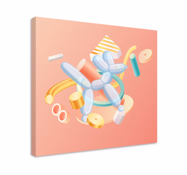 Ballonghund lerretsbilde hunder - Tenstickers