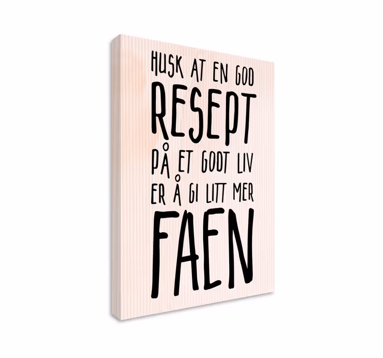 En god medisin er å bry seg mindre lerretsbilde nordisk - Tenstickers
