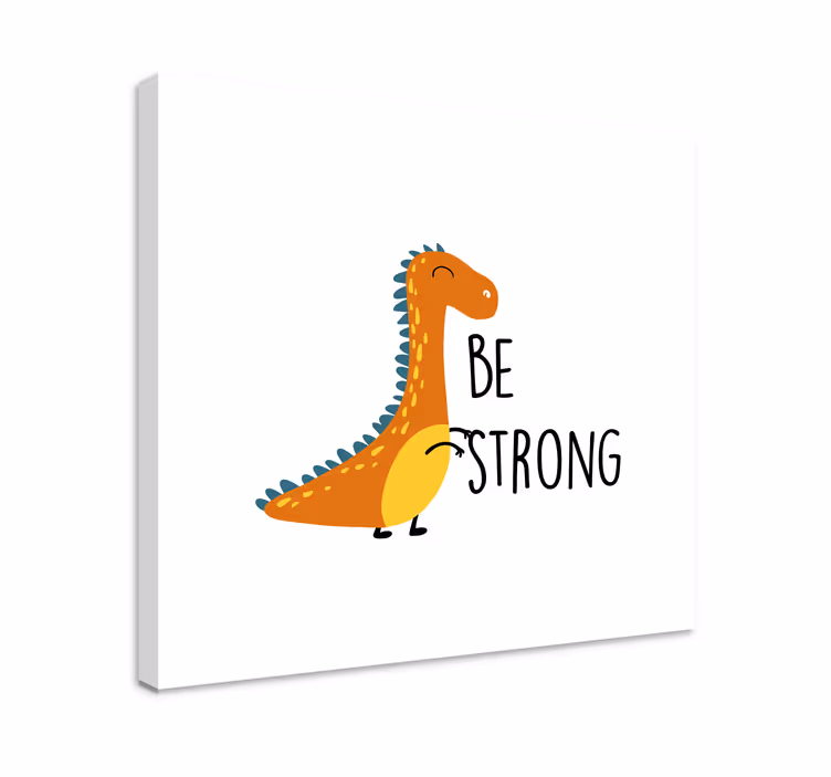 Dinosaur være sterk lerretsbilde nordisk - Tenstickers