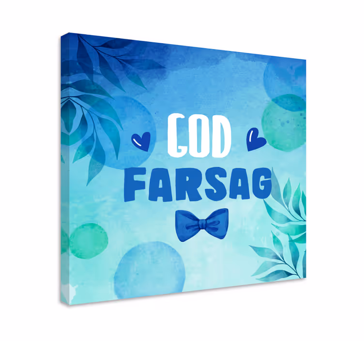 Bobler Lerretsbilde farsdag - Tenstickers