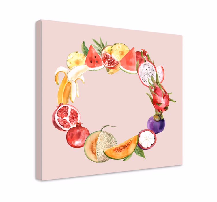 Oljemaleri multi lerretsbilde frukt stillbilder - Tenstickers