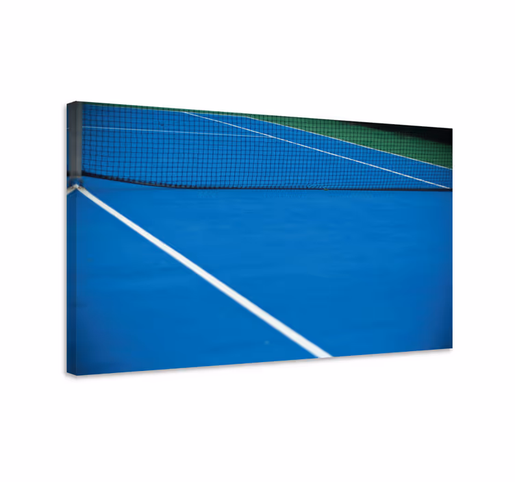 Sport lerretsbilde tennisbane markeringer - Tenstickers