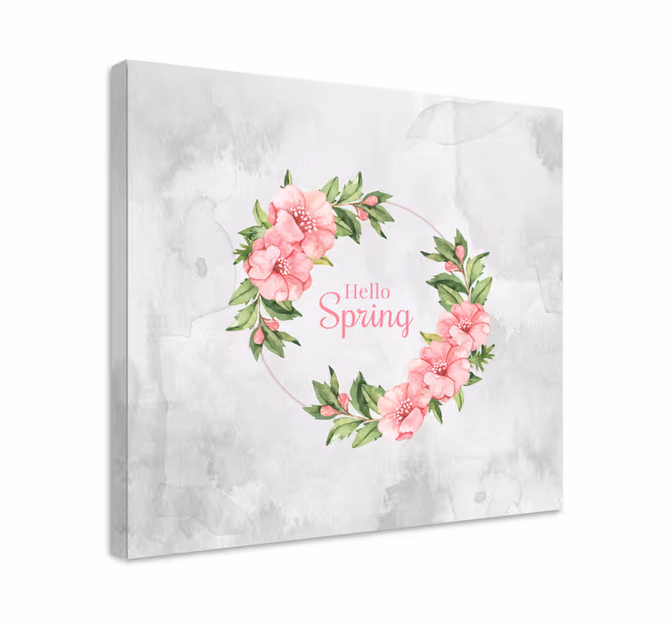 Blomst lerretsbilde med blomstermotiv - Tenstickers