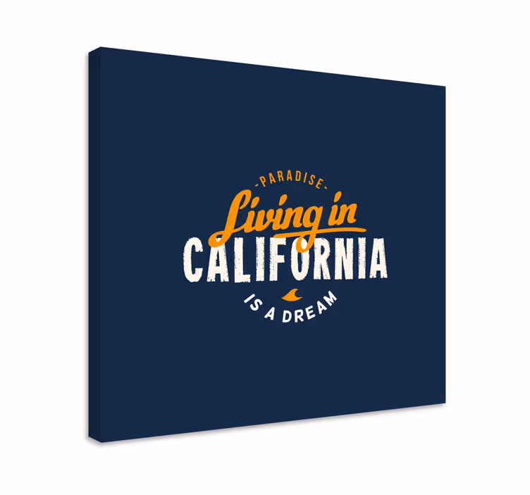 Lerretsbilde sagn livet i california - Tenstickers