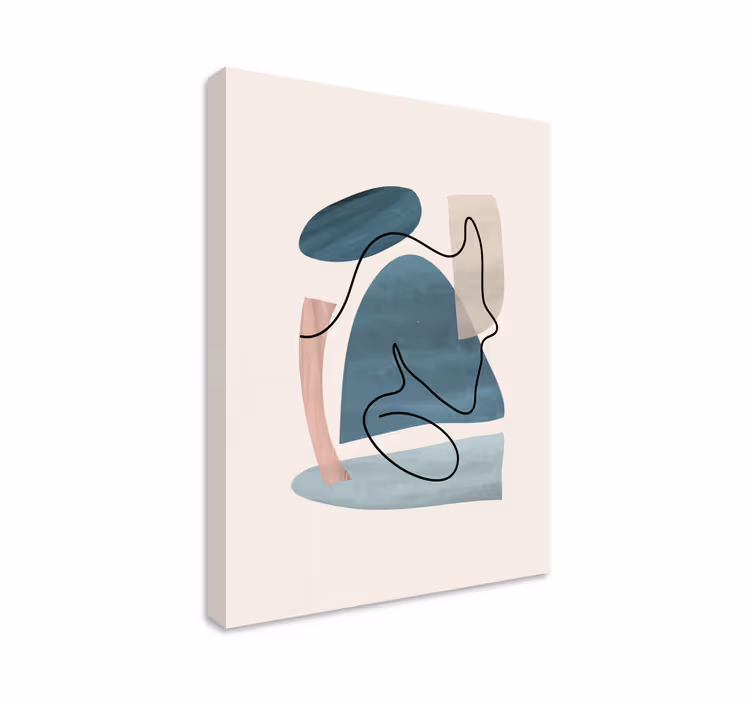 Elegant litografi lerretsbilde studierom - Tenstickers