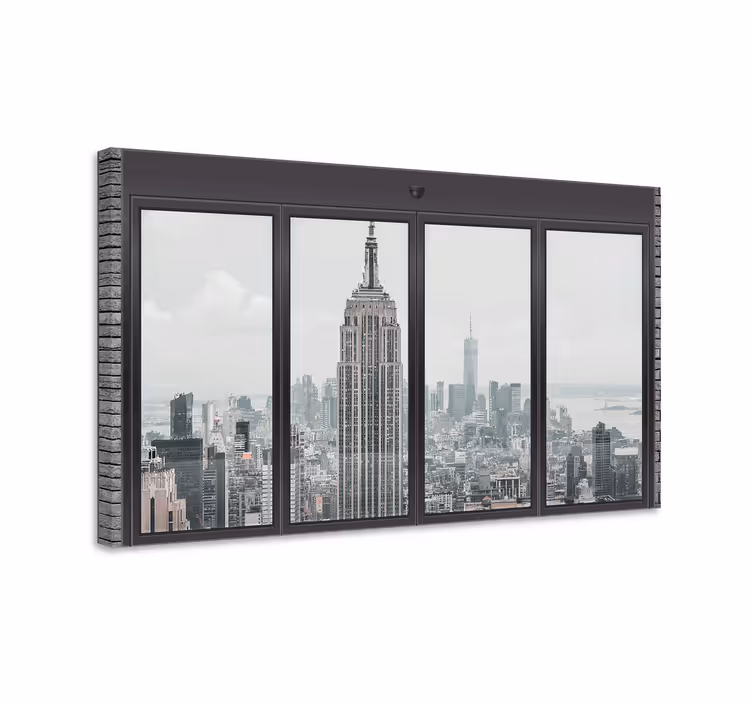 Empire state utsikt byer lerretsbilde - Tenstickers