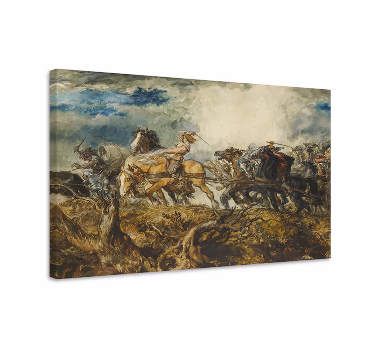 Klassisk kunstmaleri design lerretsbilde kunst - Tenstickers