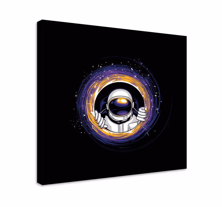 Videospill lerretstrykk astronautens omfavnelse - Tenstickers