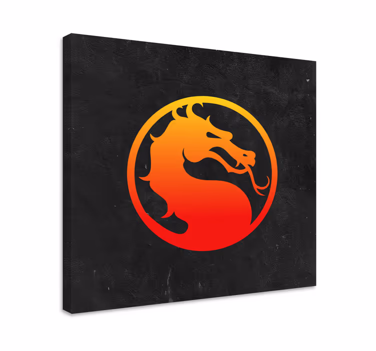 Ninja drage design lerretsbilde ungdom - Tenstickers