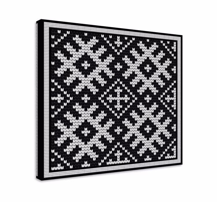 Lerretsbilde moderne med elegant mønsterdesign - Tenstickers