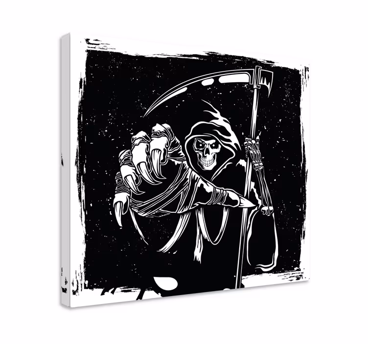 Grim reaper fingerpeker Karakterer lerretsbilder - Tenstickers