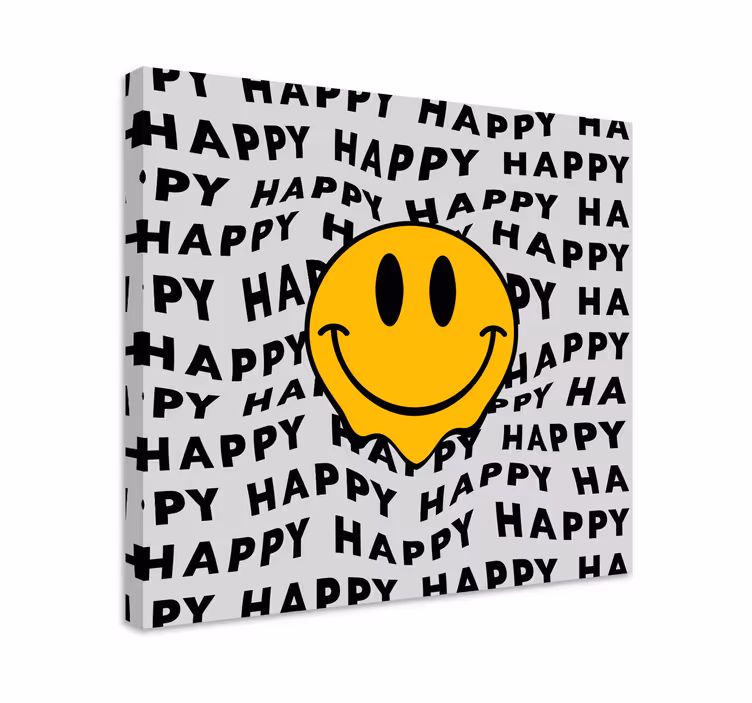 Lerretsbilde sagn smilende emoji glede - Tenstickers