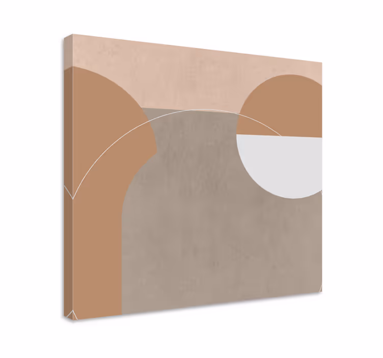 Lerretsbilde moderne abstrakte geometriske former - Tenstickers