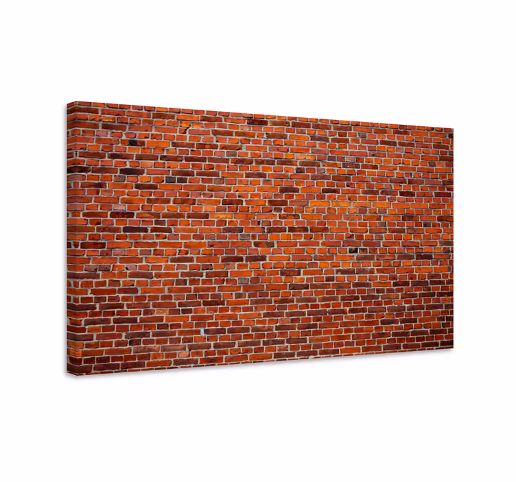 Moderne murstein "industristil" lerretsbilde stue - Tenstickers