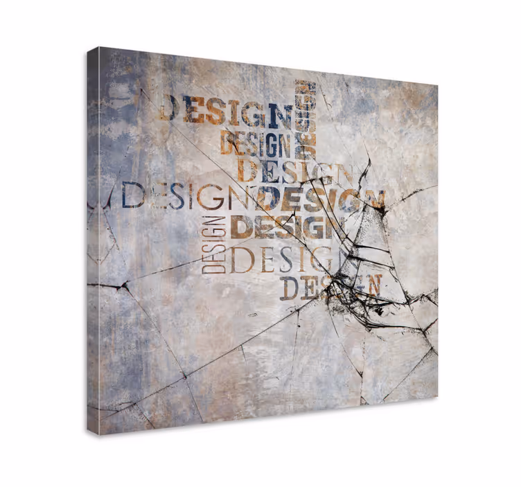 Lerretsbilde sagn kreativ tekstdesign - Tenstickers