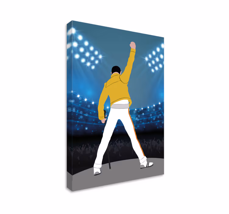 Freddie på wembley lerretsbilde musikal - Tenstickers