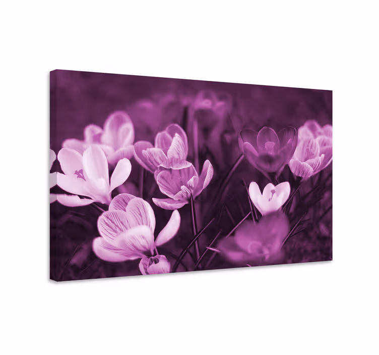 Blomst lerretsbilde i blomstermotiv - Tenstickers
