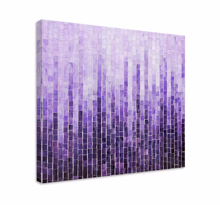 Ombre effekt fliser mønster lerretsbilde kunst - Tenstickers