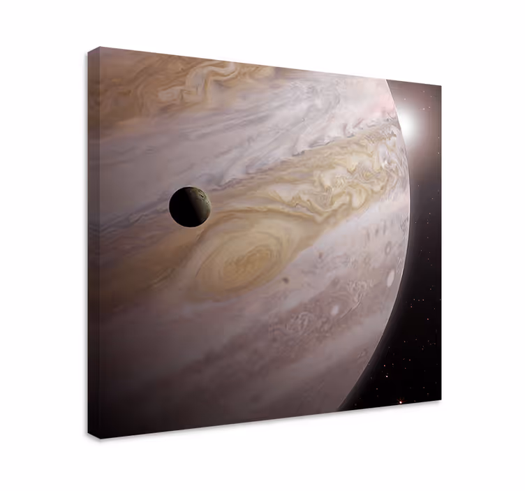 Jupiter kosmiske dans dinosaurs lerretsbilde - Tenstickers