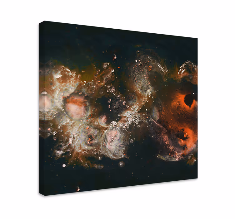Abstrakte lerretsbilder kosmisk bevegelse - Tenstickers