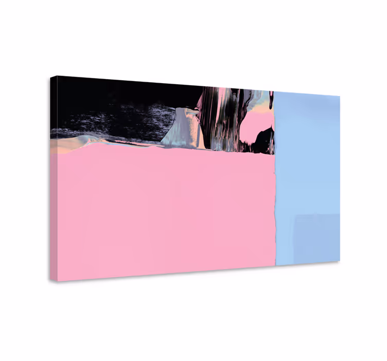 Pastellfarger abstrakt kunstdesign lerretsbilde moderne - Tenstickers