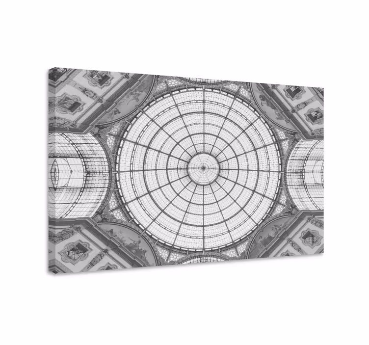 Abstrakte lerretsbilder geometrisk takdesign - Tenstickers