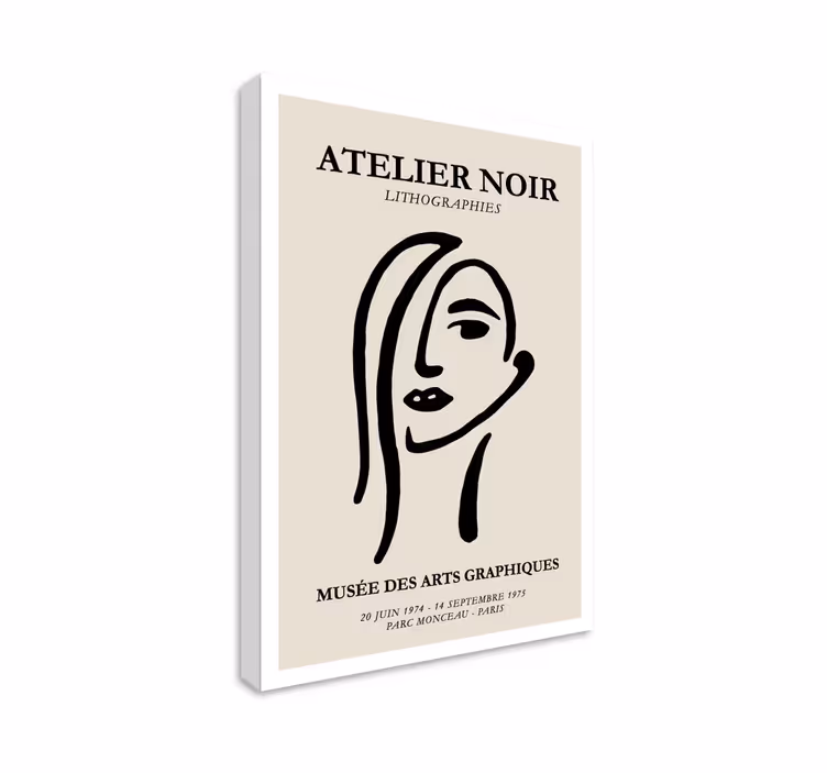 Atelier noir lerretsbilde kunst - Tenstickers