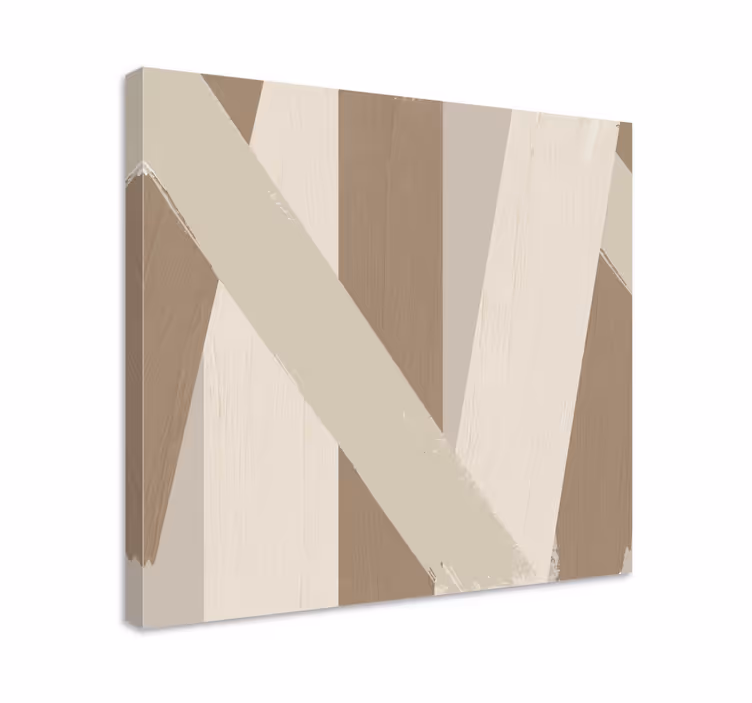 Sand farge lerretsbilde kunst - Tenstickers