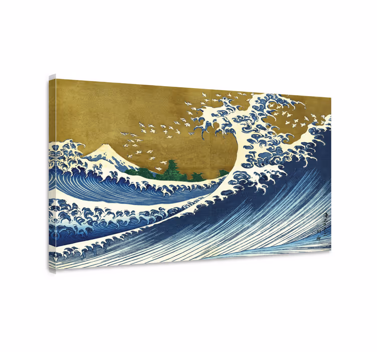 Kaijo no fuji lerretsbilde kunst - Tenstickers