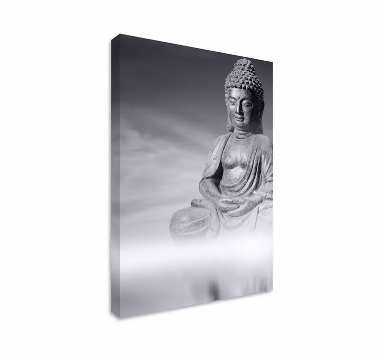 Buddha zen kunsttrykk på lerret - Tenstickers