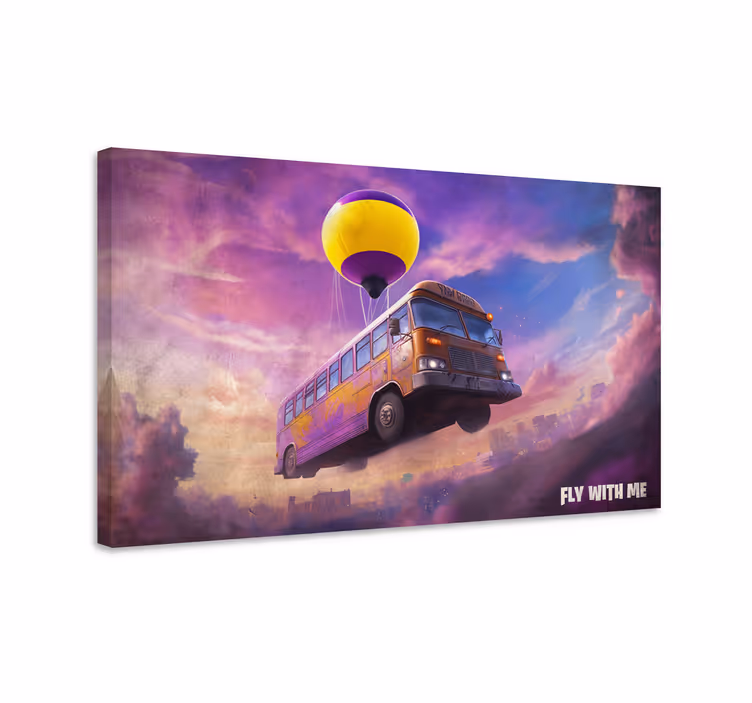 En flyvende buss scene så ut som et bilde fra en drøm. Det var so - Tenstickers