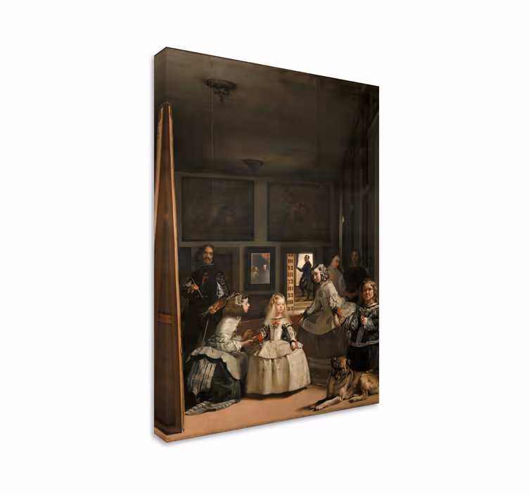 Las Meninas av Diego velaz maleri på lerret - Tenstickers