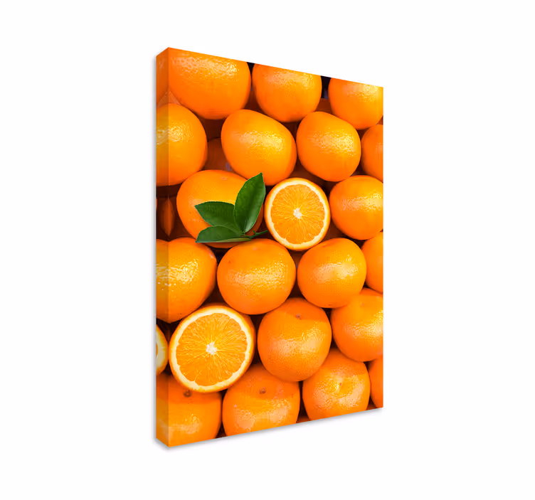 Appelsiner frukt stillbilde lerretsbilde - Tenstickers