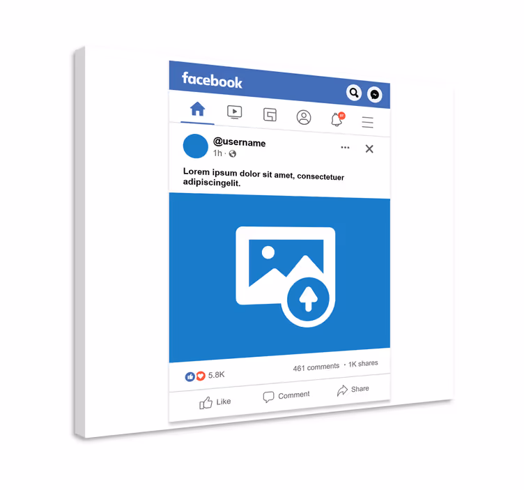 Facebook skjerm egne navn lerretsbilde - Tenstickers