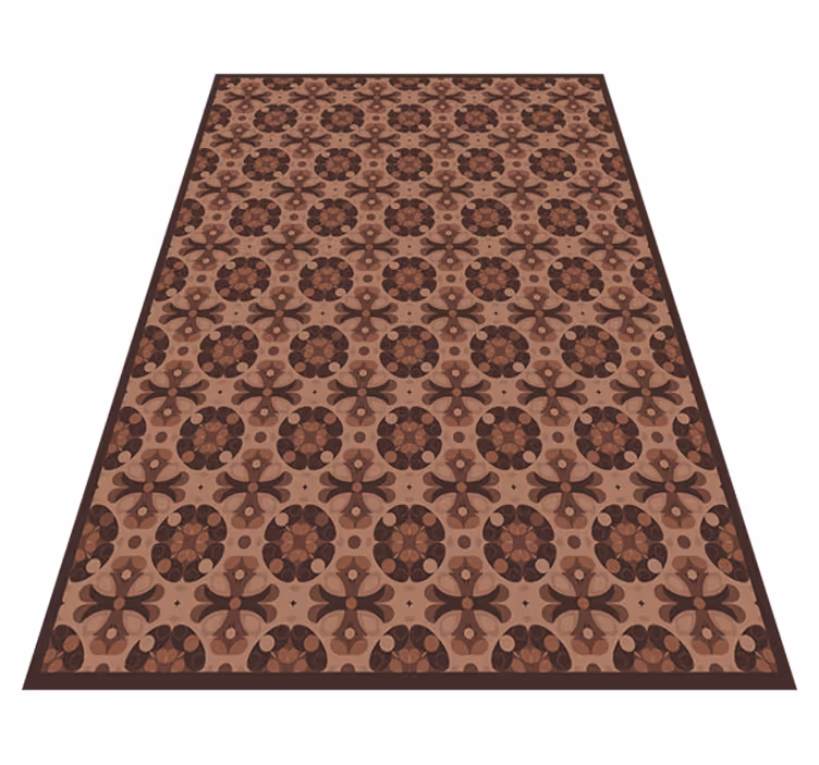 mocha mousse vinyl teppe hydraulisk - Tenstickers