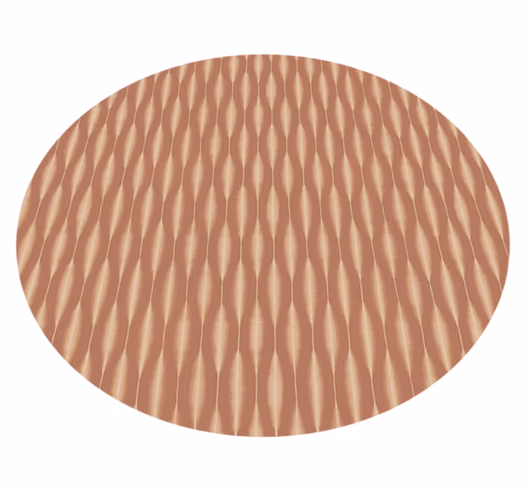 ikat kasuri mokkamousse vinyl teppe moderne - Tenstickers