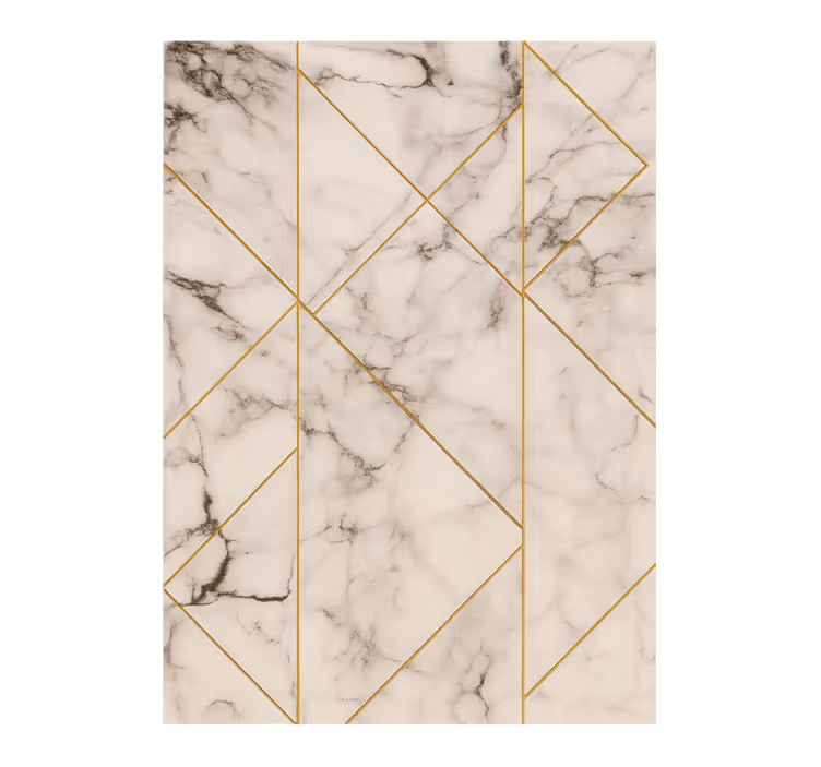 Elegant rutenettdesign marmor vinylteppe - Tenstickers