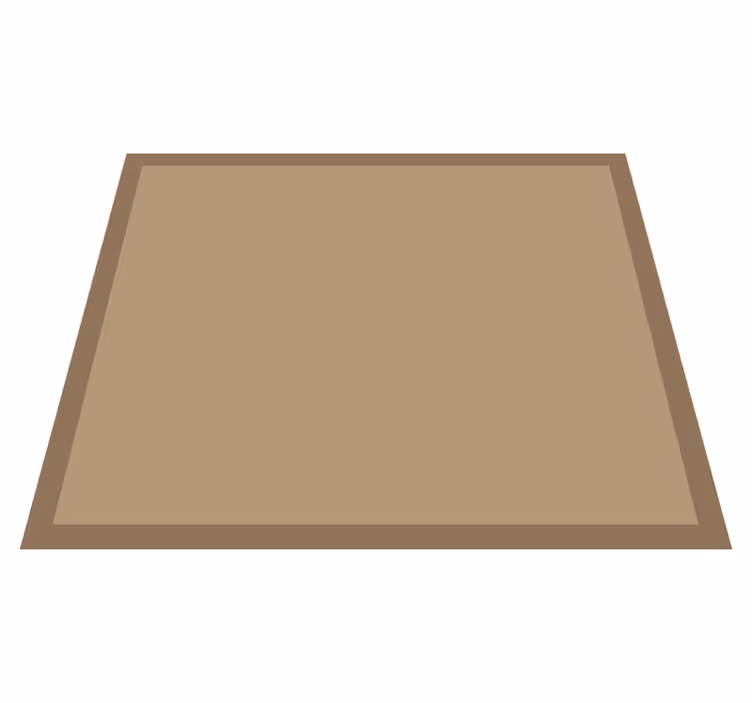 Vanlig jute-utseende vinyl teppe spiserom - Tenstickers
