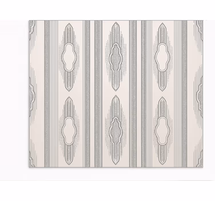 Intrikat etnisk geometri vinyl teppe spiserom - Tenstickers