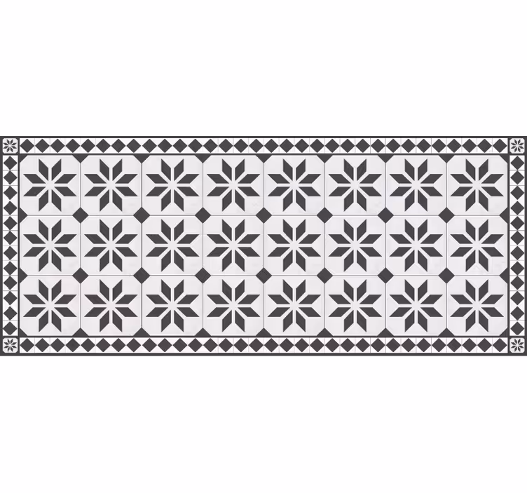 Gammelt stilteppe vinyl teppe mosaikk - Tenstickers