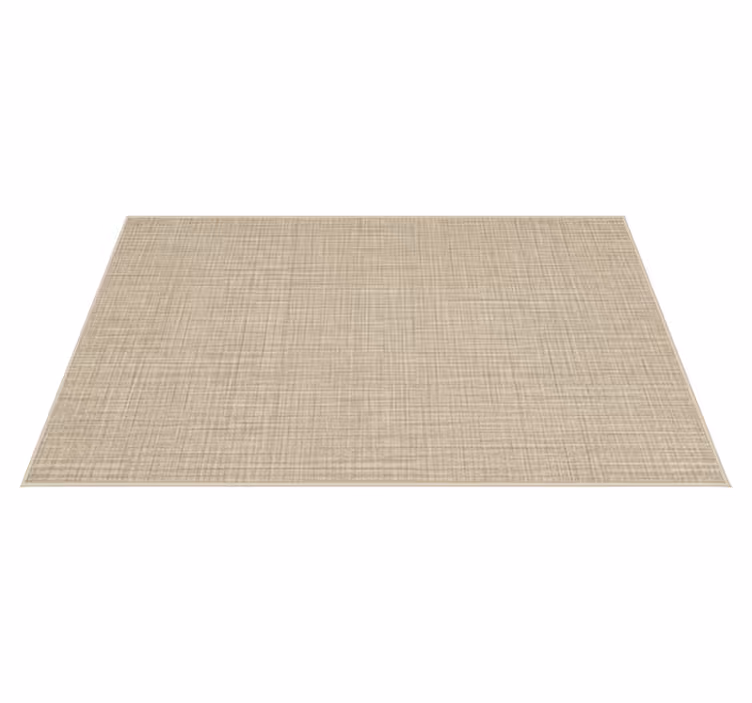 Beige tekstil effekt tekstur vinyl teppe - Tenstickers