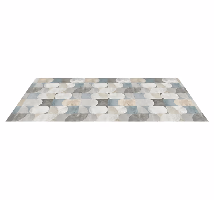 Moderne pille mosaikk vinyl teppe kjøkken - Tenstickers