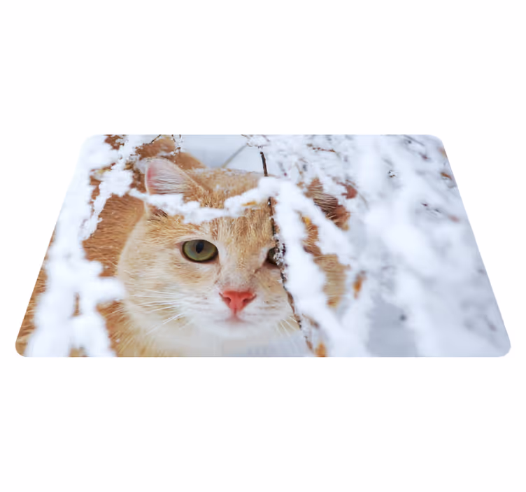 Vinyl teppe dyr katt med stalaktitt - Tenstickers
