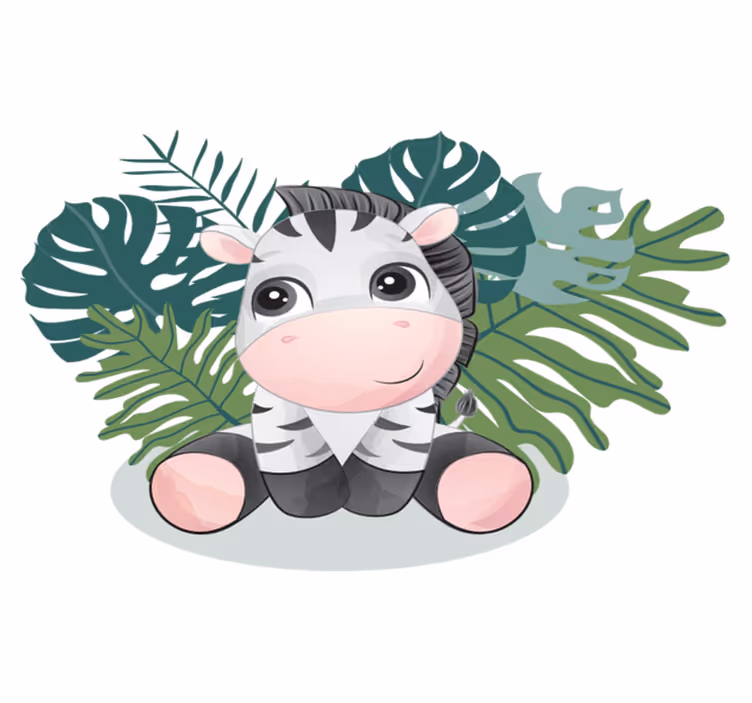 Vinyl teppe dyr vill afrika zebra - Tenstickers
