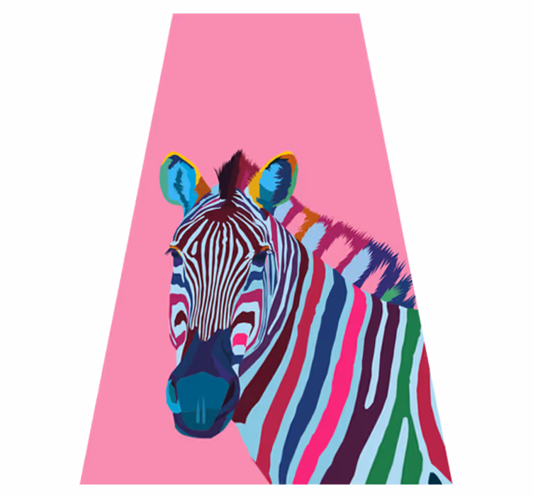 Vinyl teppe dyr zebra pop art iphone - Tenstickers