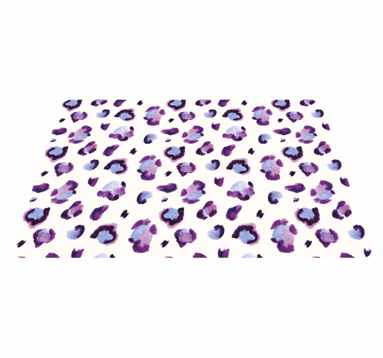 Vinyl teppe dyr med jentete design - Tenstickers